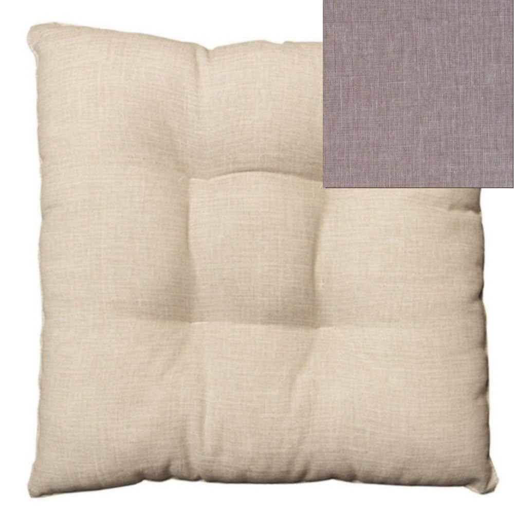 Housse de chaise bordée de fibre beige