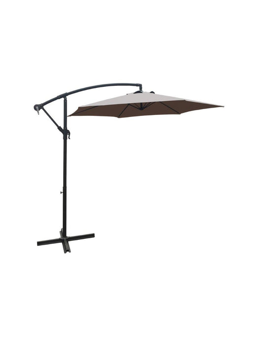 Parapluie en aluminium avec bras de diamètre taupe 3M