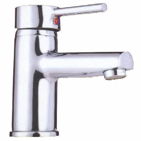 Miscelatore Birillo monocomando per bidet cromato con piletta e saltello