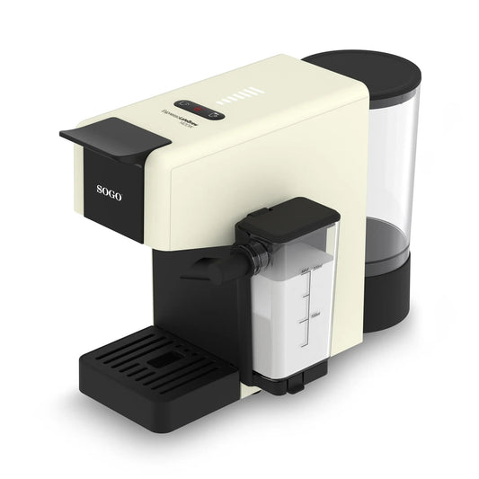 Machine à café multicapsules avec mousseur à lait 1400w 20 bar