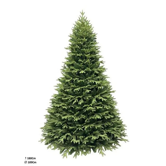 Albero di Natale Richelieu Fir verde H180 cm