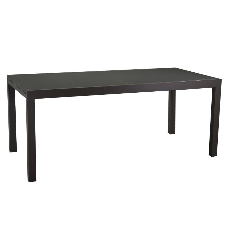Table extensible Boise en aluminium anthracite mat m160-220x90xh67,5-75