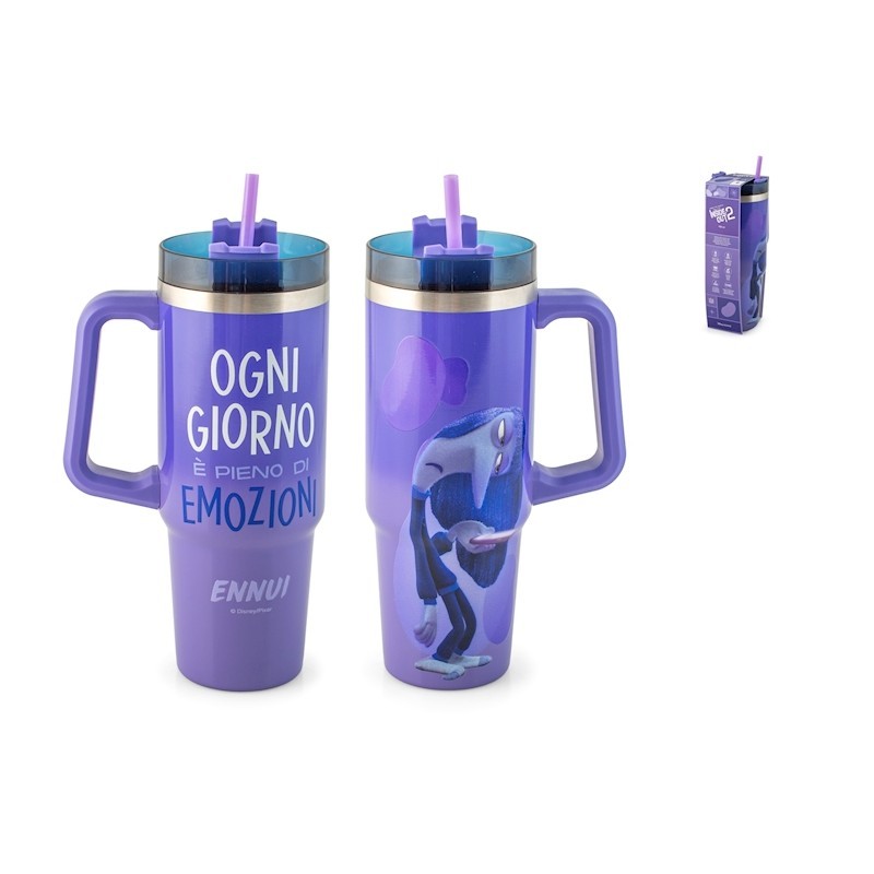 Mug isotherme Inside Out Noia 0,9 L en acier inoxydable