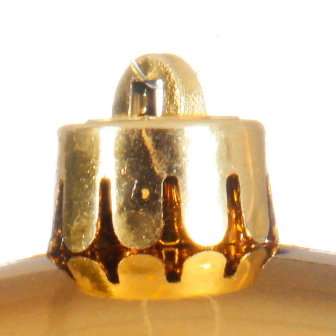 Sfera natalizia in polistirolo oro lucido Ø14 cm