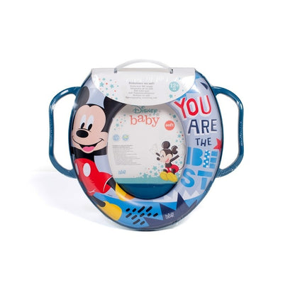 Réducteur de siège de toilette Disney Mickey Icon avec poignées rembourrées Sans BPA +24 Mois