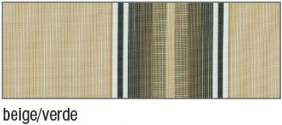 Auvent Panarea inclinable beige/vert 300x250 cm