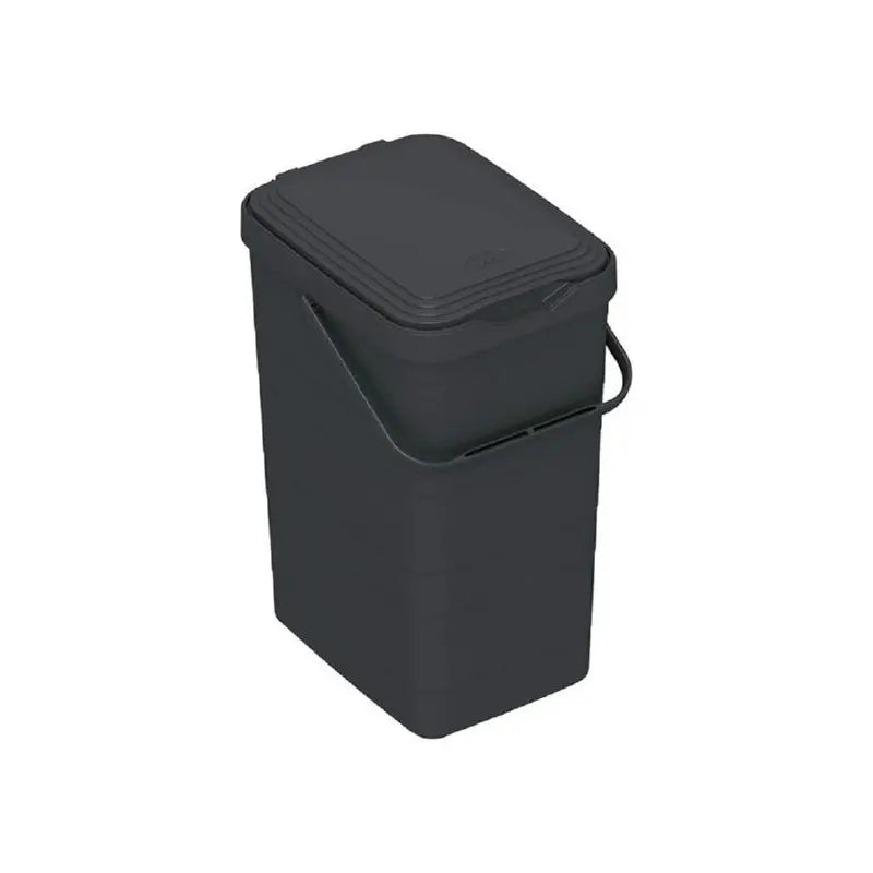 Poubelle Walbin gris anthracite 14L