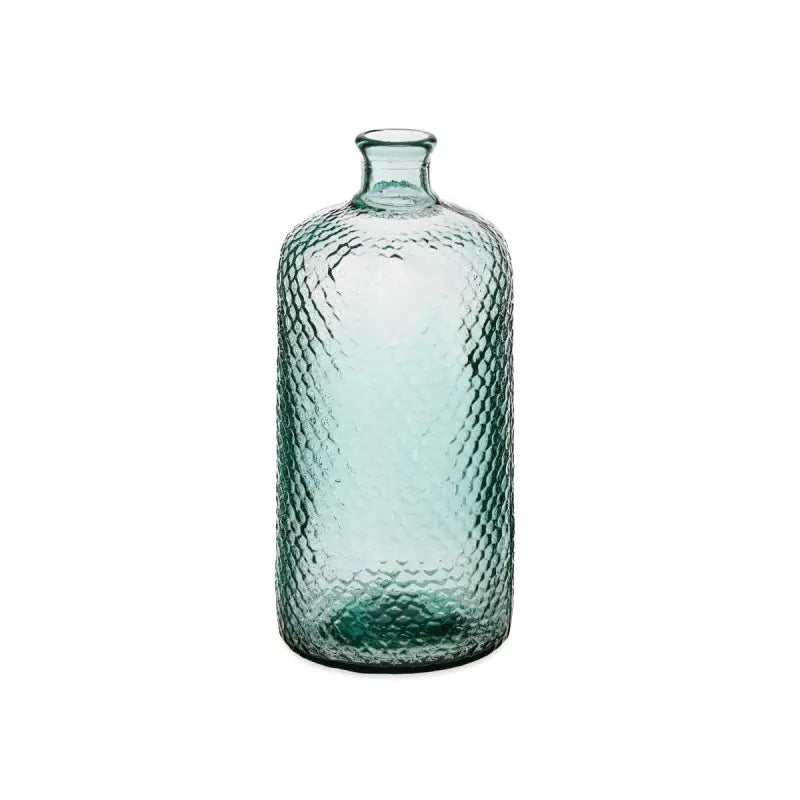 Bouteille en verre décorative 8L cm 19x19x42h
