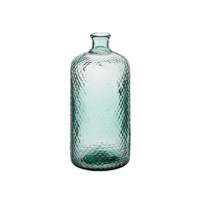 Bouteille en verre décorative 8L cm 19x19x42h