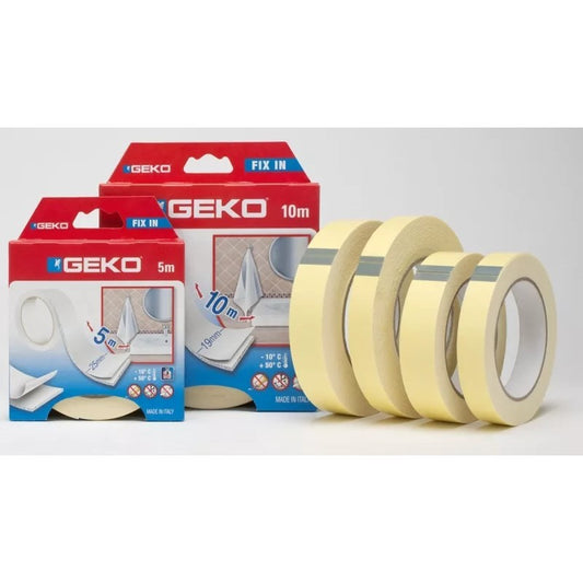Ruban mousse double face pour intérieur 25 mm x 5 m blanc