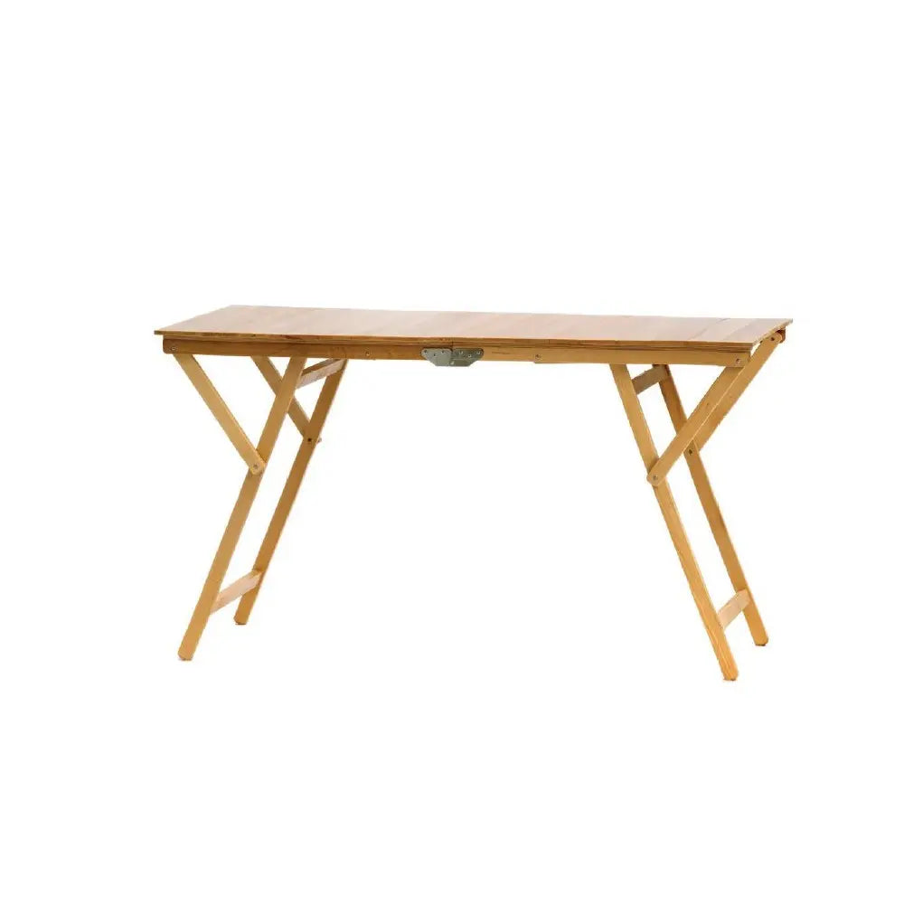 Table pliante Laura en bois naturel 70x140x72h cm