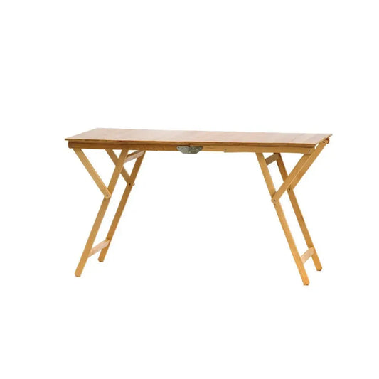Table pliante Laura en bois naturel 70x140x72h cm