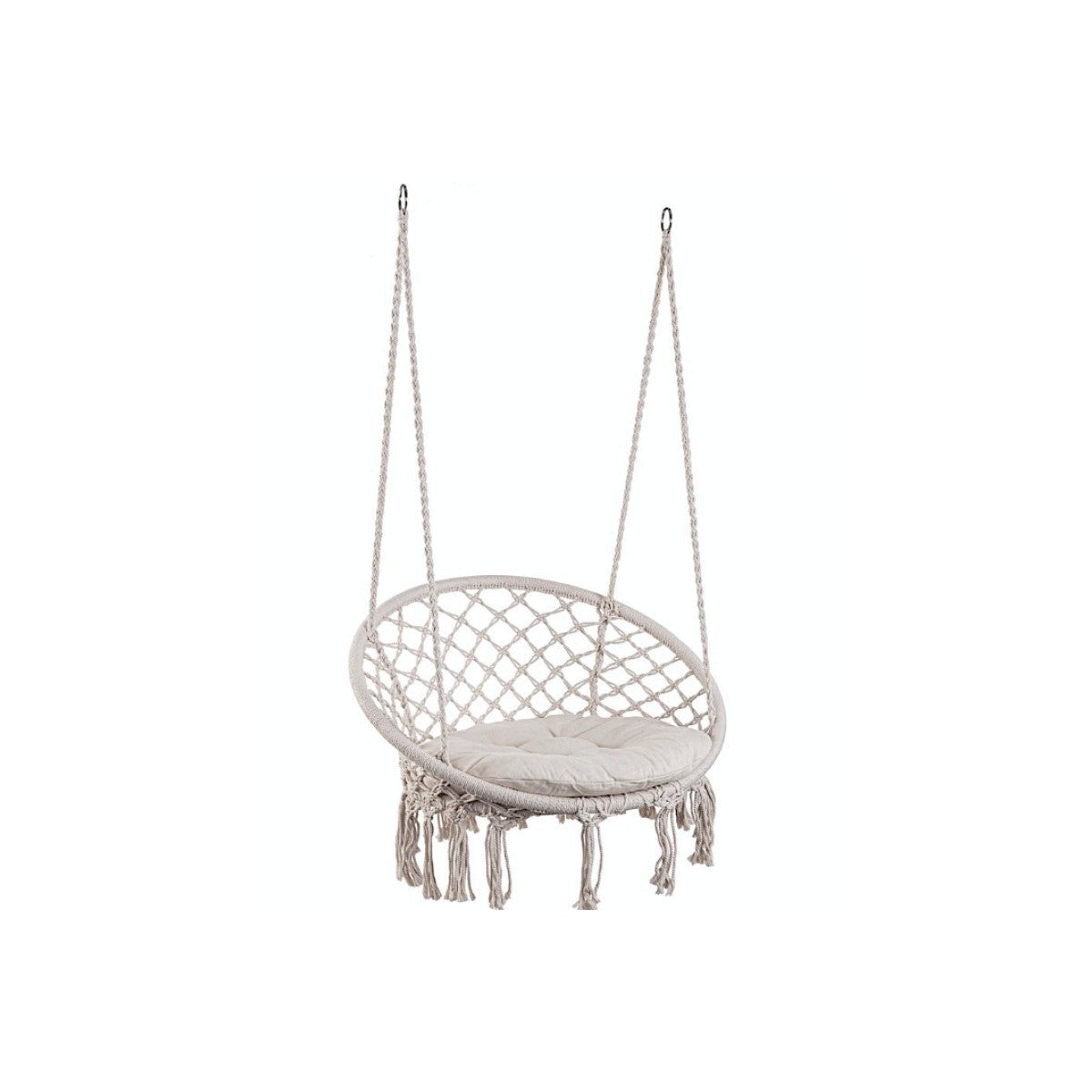 Bizzotto hamac suspendu Javier blanc Ø80x130h