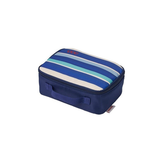 Sac thermique pour snacks, cosmétiques et médicaments, couleur bleue, 21 x 7 x h 15 cm, capacité 1,8L