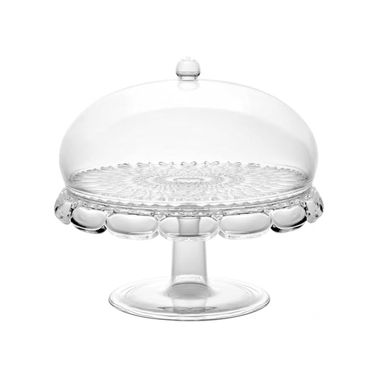 Support avec cloche Vanity transparente Ø 30xh27,7 cm