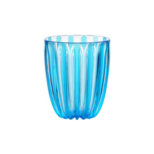 Verre bas Dolcevita, couleur bleue 350 cc