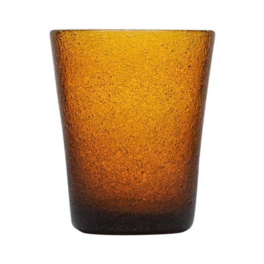 Gobelet en verre soufflé original Amber memento 0,25L