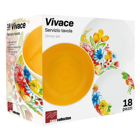 Ensemble de table 18 pièces Vivace fait main