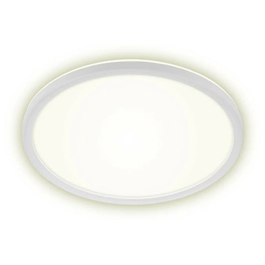 Plafonnier LED Slim Ø 30 cm 18w 2400lm blanc