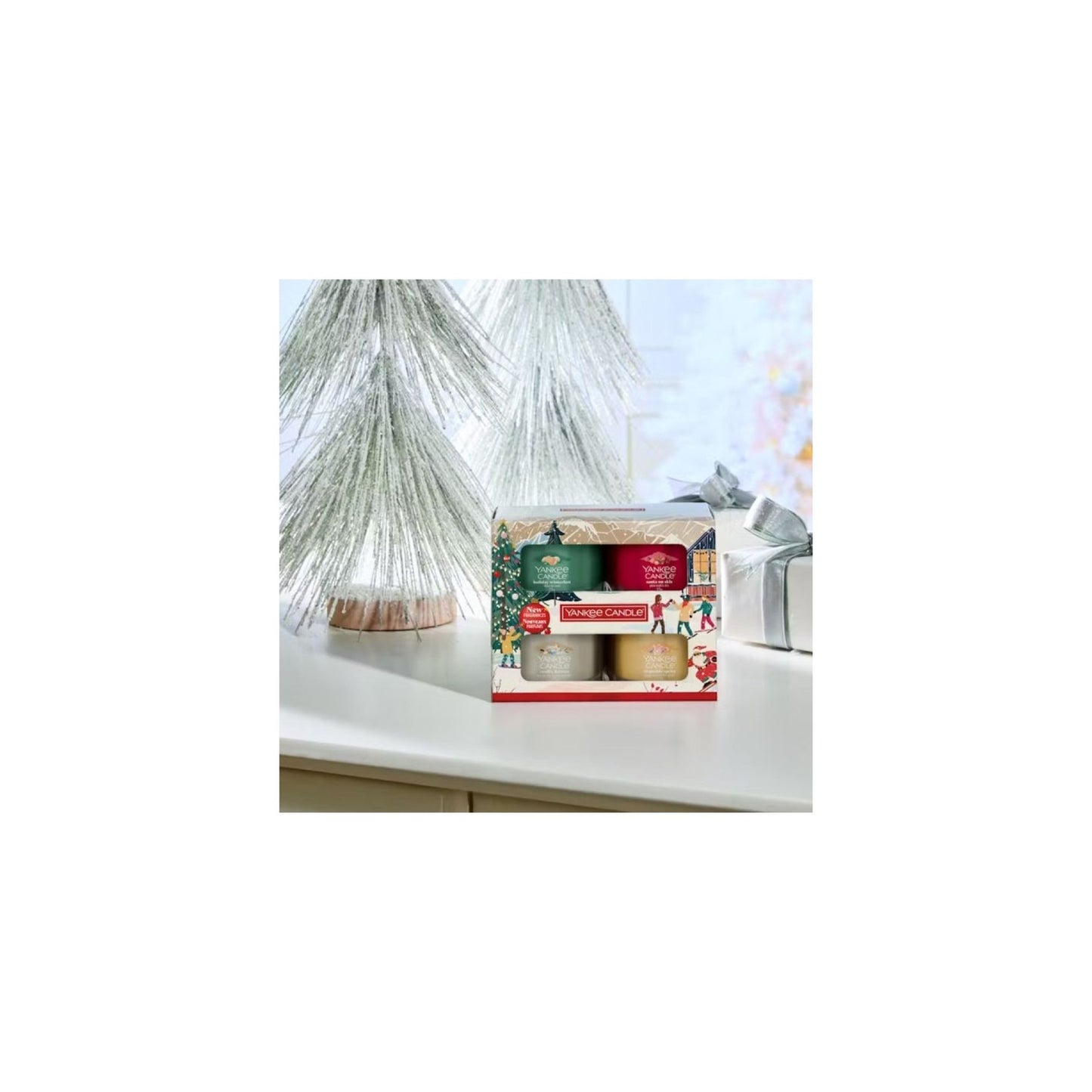Coffret cadeau de 4 mini bougies