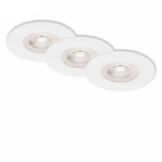 Briloner lot de 3 spots LED encastrables Kulana 6,8 cm 5w 460lm blanc