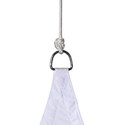 Auvent Triangulaire 5x5x5 m en Tissu Imperméable - Couleur : Gris Tourterelle