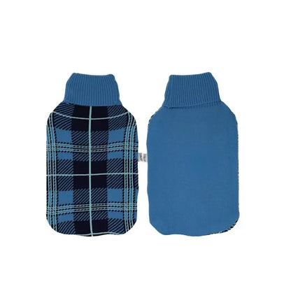 Bouillotte avec housse en maille tartan — 1,8 L, 1 pièce assortie