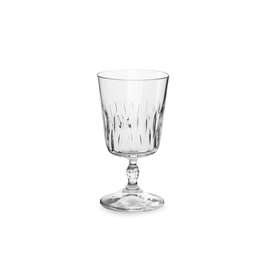Gobelet à eau en verre travaillé transparent 29cl