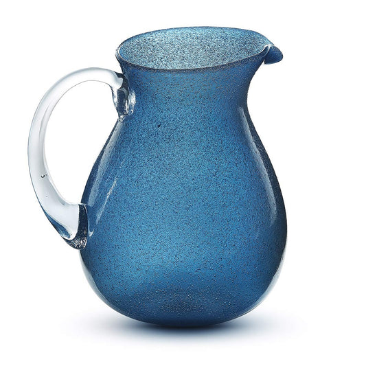 Pichet bleu profond Memento Original carafe en verre soufflé 1,6 L