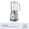 Ariete mixeur Capri verre 1,5l
