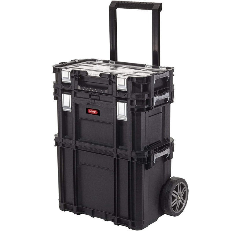 Chariot à outils Keter Connect Rolling System 56,5x37,3x70 cm h