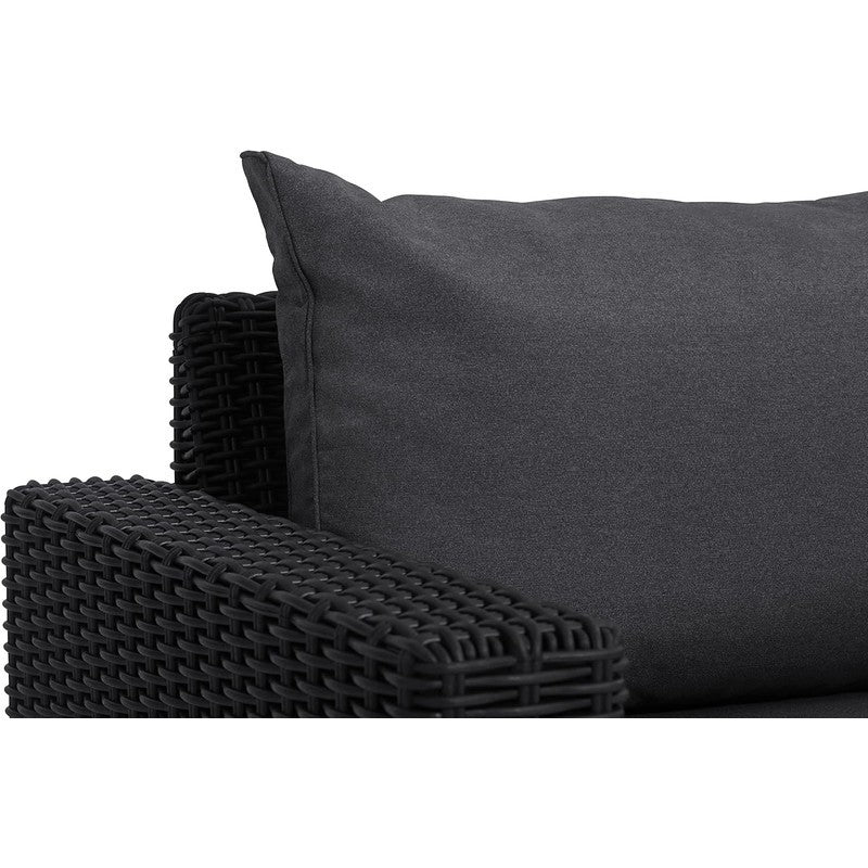 Keter California Canapé 3 places graphite 198x68x71,5 cm h