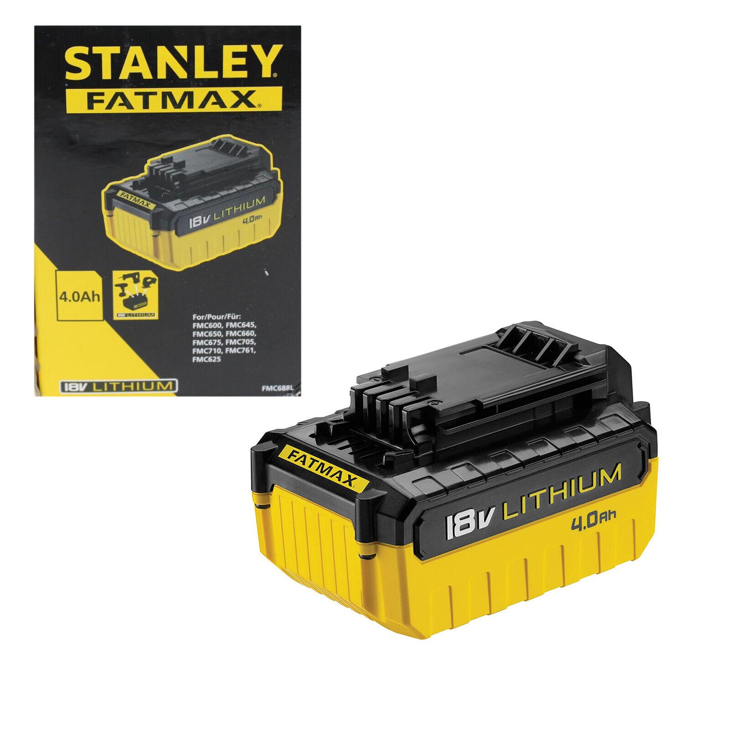 Batterie au lithium Fatmax Stanley 18 V 4,0 Ah