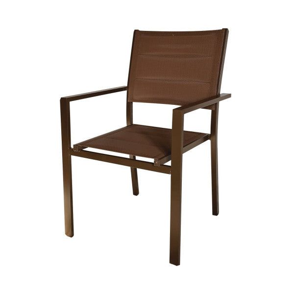 Chaise Sardaigne marron 57x58x87h cm