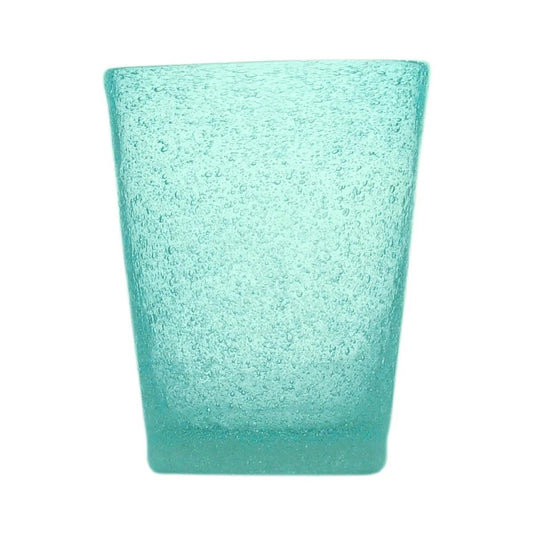 Gobelet à eau original souvenir turquoise en verre soufflé 0,25L