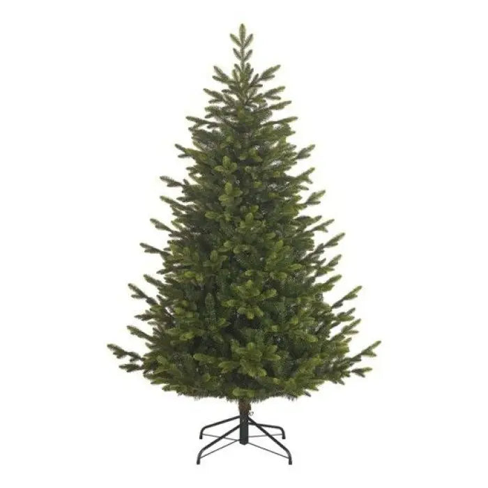 Albero di Natale Burton verde automodellante Ø147 × H230 cm con 3171 rami