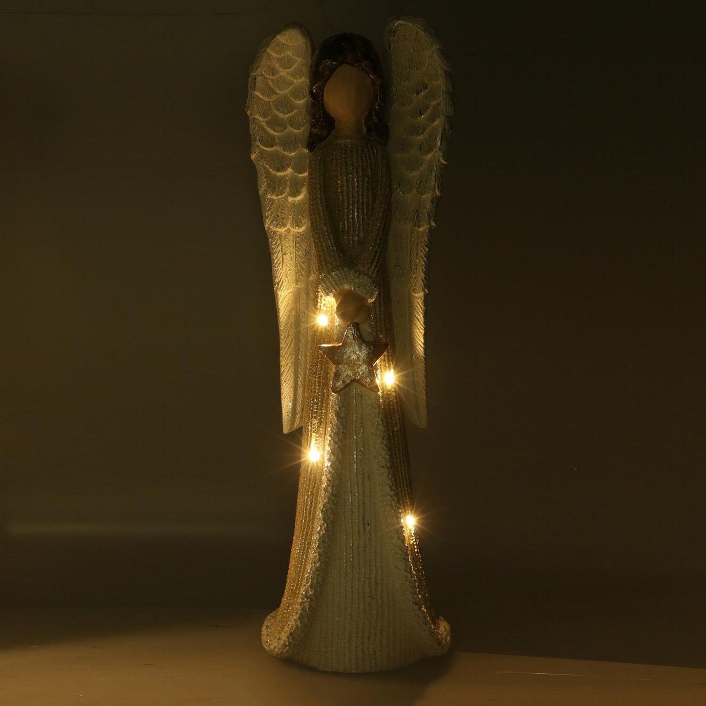 Angelo resina led oro cm22x15h66
