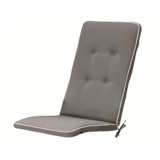 Coussin pour fauteuil haut gris tourterelle 114x48 cm