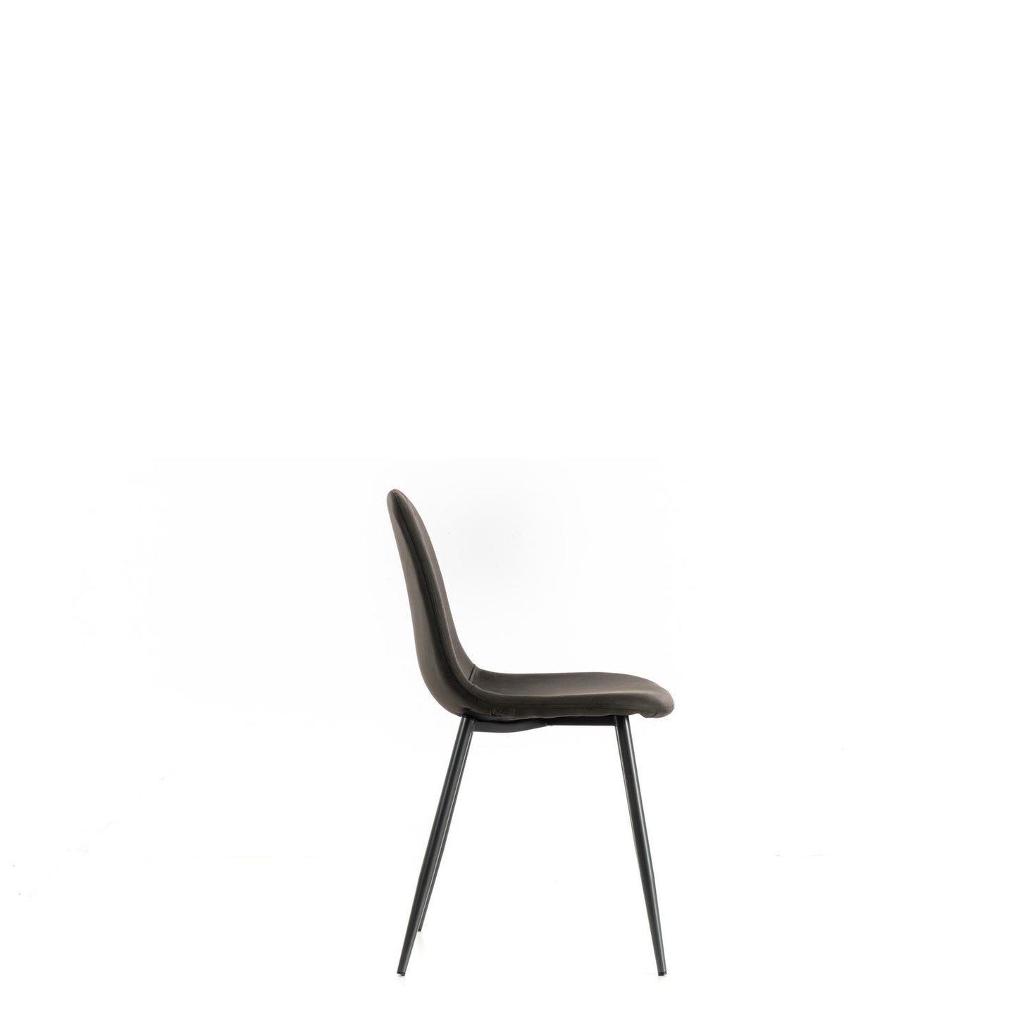 4x Chaise en simili cuir 44cm x 50cm H. 84cm
