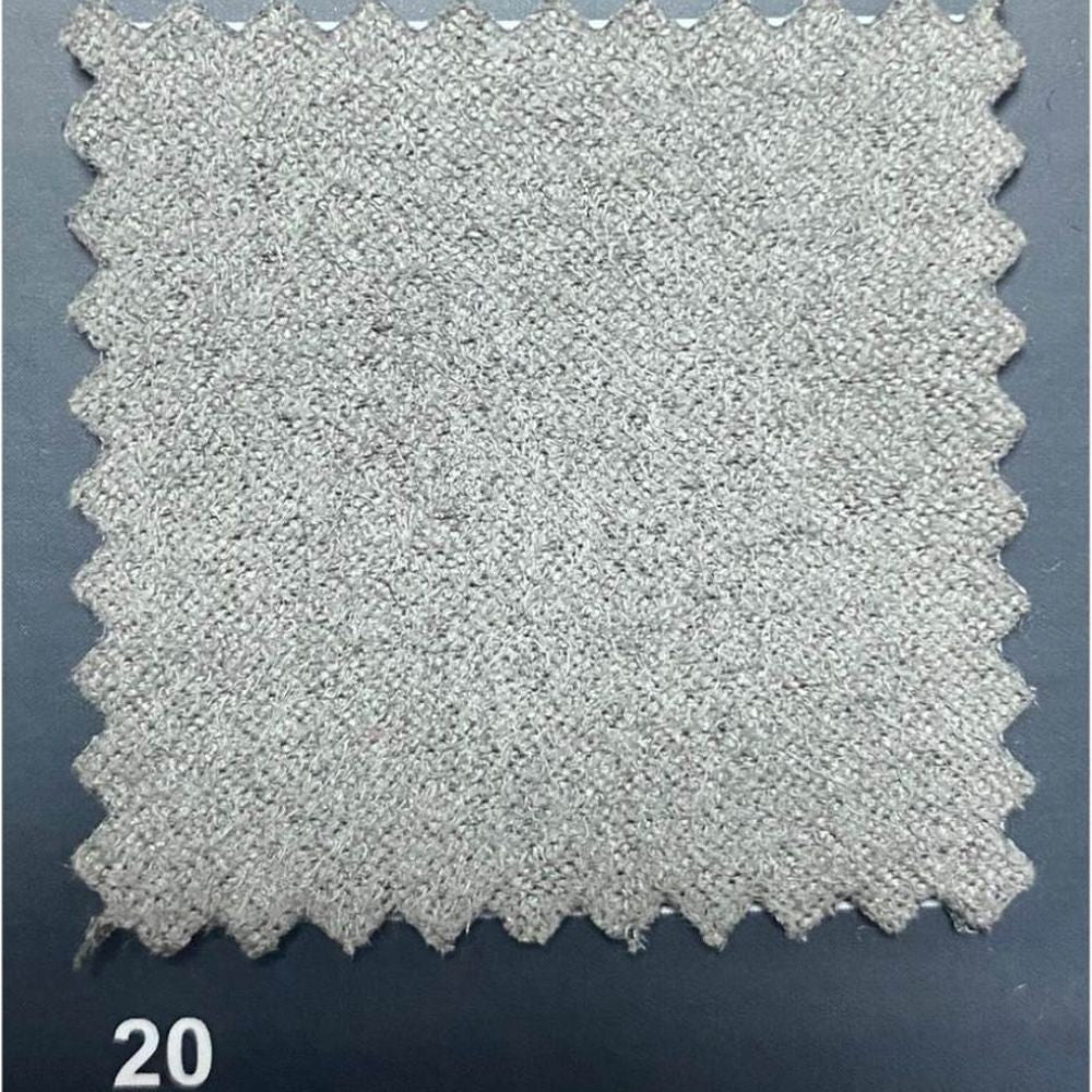 Divano Gonzaga 2 posti fisso con poggiatesta regolabili in 3 posizioni grigio H94xL165xP96