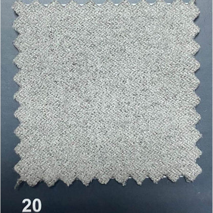 Divano Gonzaga 2 posti fisso con poggiatesta regolabili in 3 posizioni grigio H94xL165xP96