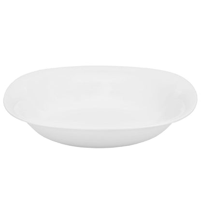 Luminarc Carine assiette creuse blanche 21x21 cm en verre trempé