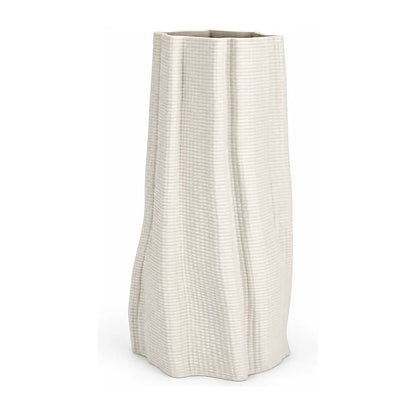 Vaso Izumi tondo bianco Ø21 × H44 cm