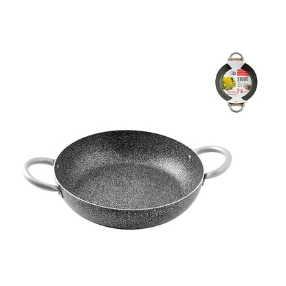 Poêle aluminium antiadhésive 2 manches Family Stone Ø 40 cm