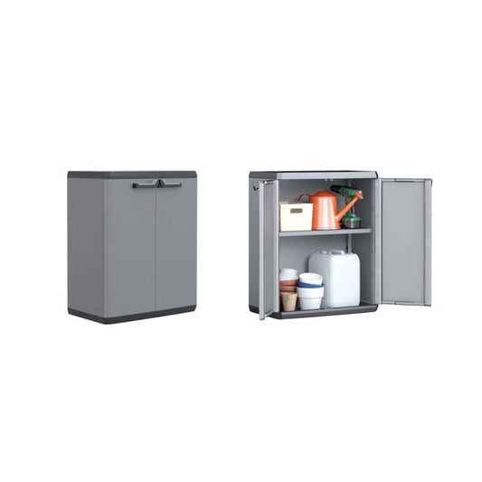 Keter Più armoire inférieure avec 1 étagère réglable 68x39x83 h cm