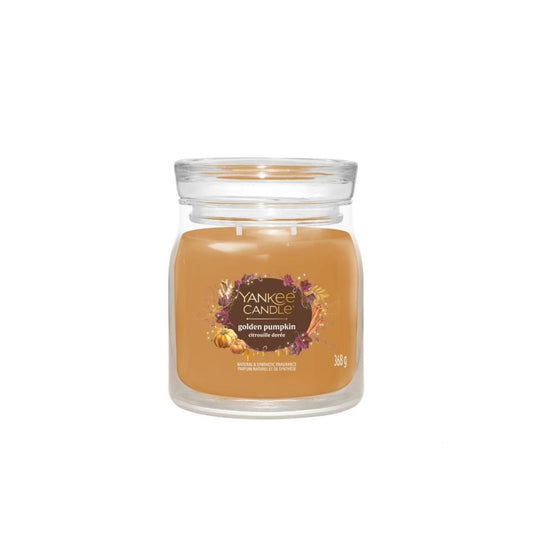 Bougie Citrouille Dorée 368gr