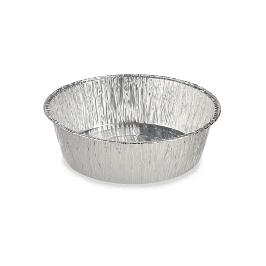 Lot de 2 plateaux ronds en aluminium Ø25x8h