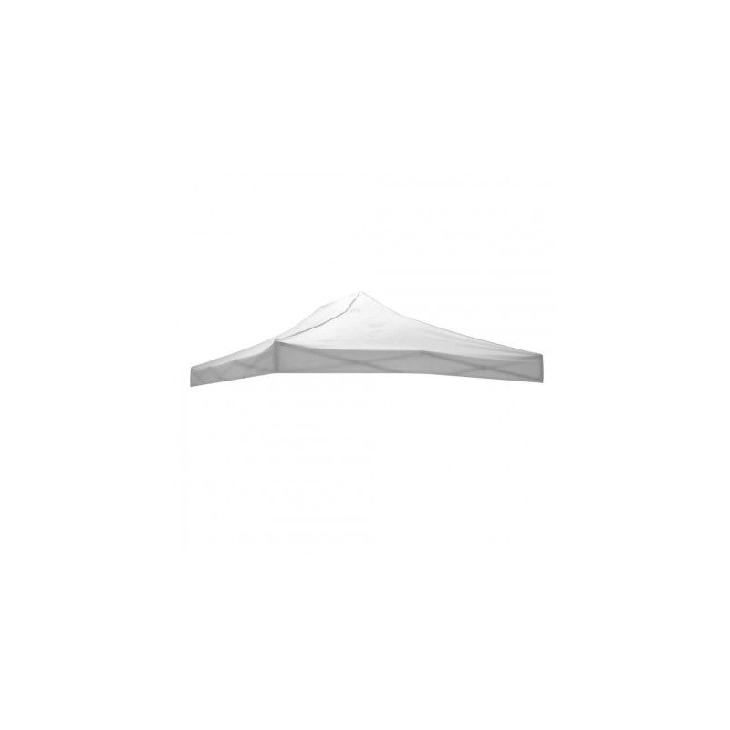 Toit de Remplacement Imperméable Blanc 3x3 m pour Gazebo Pliant