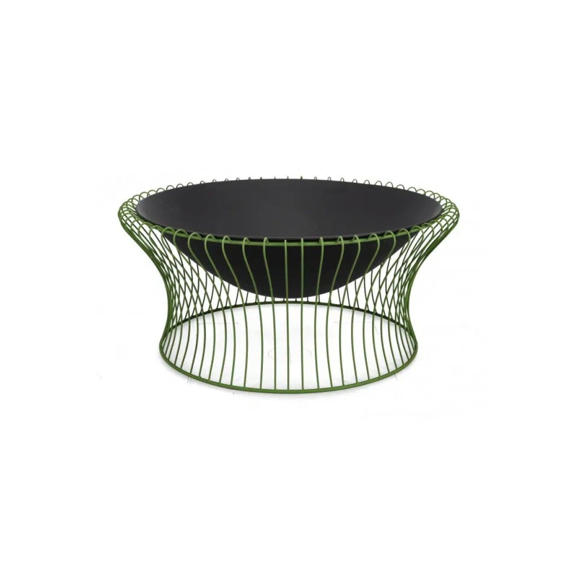 Brasier Maylis vert Bizzotto Ø78x34,5h en acier peint