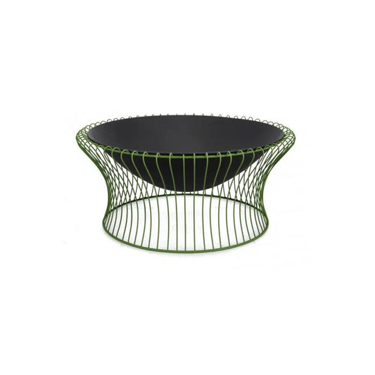 Brasier Maylis vert Bizzotto Ø78x34,5h en acier peint